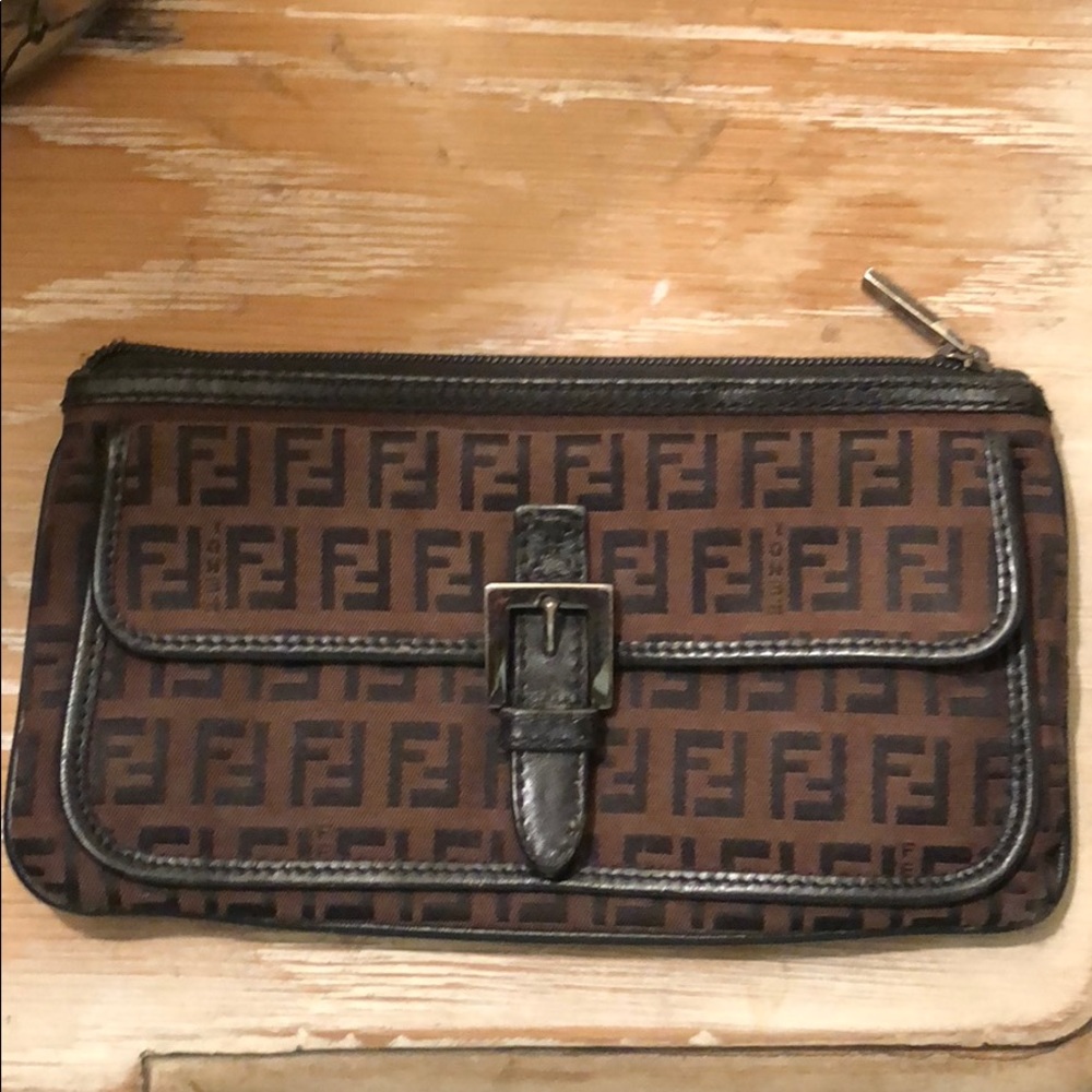 Authentic Fendi small clutch